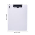 thumbnail image 4 of Tyidzon Plastic Clipboard with Storage, 12 X 9 Inch Plastic Clip Board, Side-Opening Storage Clipboard for Classroom, Teacher, Student, Writing, White, 4 of 9