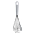 thumbnail image 1 of Mainstays 12 Inch (30 cm) Stainless Steel Whisk with Scraper, Grey, 1 of 8