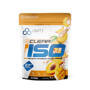 Unity Supplements - Protéines de jus 410g - Pêche & Régime alimentaire de la mangue Supplements