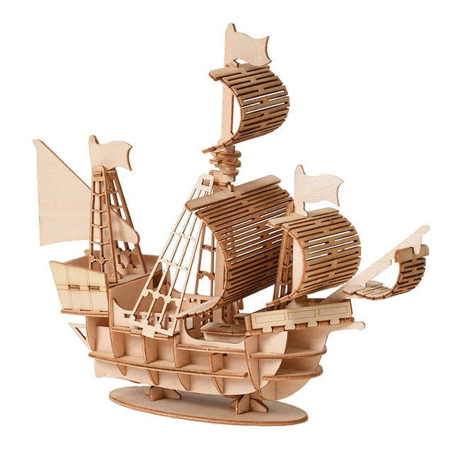 Puzzle Toy 3D Wood Model Kit for Adults Educational Desk Construction Brain Teasers and Game