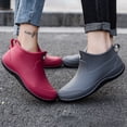 thumbnail image 5 of Kcodviy Slip Women's Rain Shoes Rain Shoes Women Size 11 Korean Version Solid Color Winter Boot for Men Short Tube Women's Water Shoes Men Winter Shoes, 5 of 5