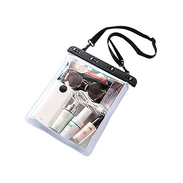 ziyahi Waterproof Shoulder Bag Swimming Surfing Beach Water Playing Phone Transparent Toiletry Pouch