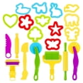 thumbnail image 1 of 20 PCS DIY Mould Set Plastic Mini Clay Tools Animal Shapes Roller for Kids Preschool Classroom Creativity, 1 of 8