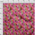 thumbnail image 3 of oneOone Cotton Flex Pink Fabric Abstract Sewing Material Print Fabric By The Yard 40 Inch Wide, 3 of 4
