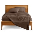 thumbnail image 1 of Bare Home Premium 1800 Collection 3-Piece Bed Sheet Set, Twin-XL, Cocoa, 1 of 9