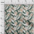 thumbnail image 2 of oneOone Velvet White Fabric Tropical Leaf Fabric For Sewing Printed Craft Fabric By The Yard 58 Inch Wide, 2 of 5