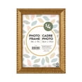 thumbnail image 1 of DesignOvation Salsita 5" x 7" Beaded Antique Gold Tabletop Picture Frame, 1 of 10