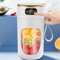 thumbnail image 4 of Iumwxz Gobelet Extracteur de Jus Portable Affichage Numérique Petit Multifonction Intelligent Protection Détection par Aimant Chargement USB Multiples Fonctionnalités Extraction de Fruits Nutrition Blanc, 4 of 7