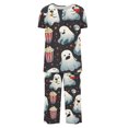 thumbnail image 4 of Rbaofujie Pyjama d'Allaitement pour Femmes, Mode Décontractée, Ample, Imprimé, Col Rond, Boutonné, Ensemble de Pyjama Capri, Grande Taille, Chemises de Nuit pour Femmes, 4 of 4