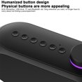 thumbnail image 4 of XWSHYW Speakers Bluetooth Wireless Bluetooth Speaker Bluetooth 5.0 Portable Heavy Bass Hifi Sound Quality Stereo Surround Sound Built-In Led Color Lights Alarm Clock Function Fm Radio Function, 4 of 7
