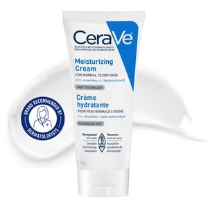 CeraVe Moisturizing Crème, Riche visage et crème corporelle avec Céramides et acide hyaluronique pour peau sèche, 227g