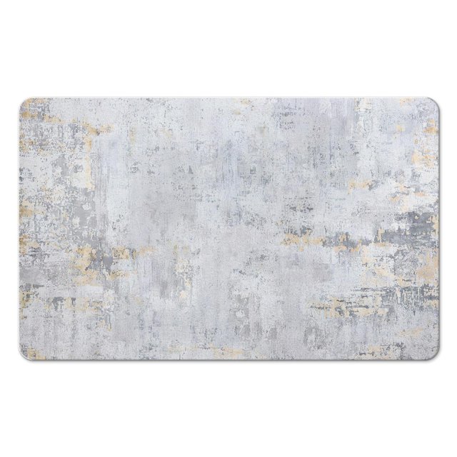 Modern Abstract 20x32 inch Runner Rug - Elegant Long Bathroom Hallway Rugs with Skid-Resistant Rubber Backing - Ideal for Kitchen, Entryway, Laundry, Living Room, Bedroom Flooring