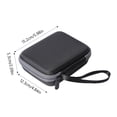 thumbnail image 2 of PU & EVA Guitar Pick Holder Storage Pouch, Portable Case with Zipper for 50+ Picks, Tuner & Small Musical Accessories, 2 of 4