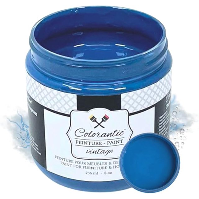 COLORANTIC | Summer Storm Water-Based Chalk Paint for Furniture & Home Decor | Matte Decorative Paint | 8 oz