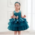 thumbnail image 1 of Robes Petite Fille Robe en Tulle à Volants Robe de Printemps pour Filles Robes de Demoiselle d'Honneur Vêtements Nouveau-Né 70, 1 of 3