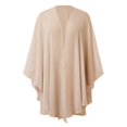 thumbnail image 4 of Layer Chiffon Shirt Thin Breathable Shawl Bride Matching Dress Evening Dress Blouse Solid Color, 4 of 5