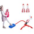 thumbnail image 2 of Amdohai Rocket Launcher for Kids Stomp Rocket Toy with Lights 3 Foam Rockets Outdoors Outside, 2 of 5