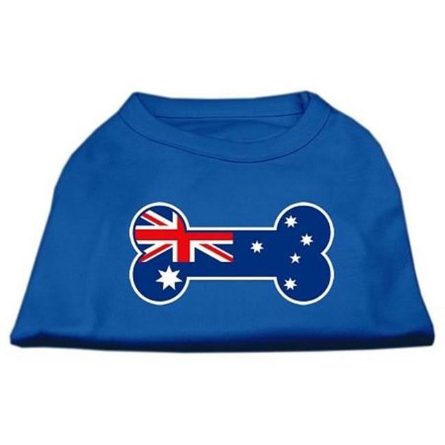 Bone Shaped Australian Flag Screen Print Shirts Blue Xxxl (20)