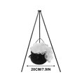 thumbnail image 4 of Halloween Decorations Witches Cauldron, Black Witch Cauldron, Large Plastic Cauldron For Halloween Decorations Outdoor & Indoor, 8 Inch Cauldron Halloween Decor, 4 of 7
