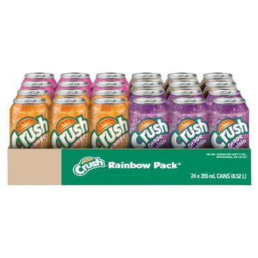 Crush Rainbow Variety Pack Red 24 x 355 ml, Cans
