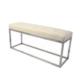 thumbnail image 1 of Cisne Bench 40" in White, 1 of 1