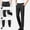 c01Black, variant on LNWUY Men's Skinny Fit Stretch Dress Pant Classic-Fit Wrinkle-Resistant Pleated Chino Pant Lightweight Athletic Straight Suit Pants Black L