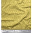 thumbnail image 1 of Soimoi Polyester Crepe Fabric Leaves & Berries Shirting Printed Fabric 1 Yard 42 Inch Wide, 1 of 3
