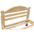 thumbnail image 2 of Twin Bed Wooden Frame Solid Pine Unfinished with Slats Arizona, 2 of 6