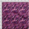 thumbnail image 4 of oneOone Polyester Spandex Purple Fabric Ikat Craft Projects Decor Fabric Printed By The Yard 56 Inch Wide, 4 of 4