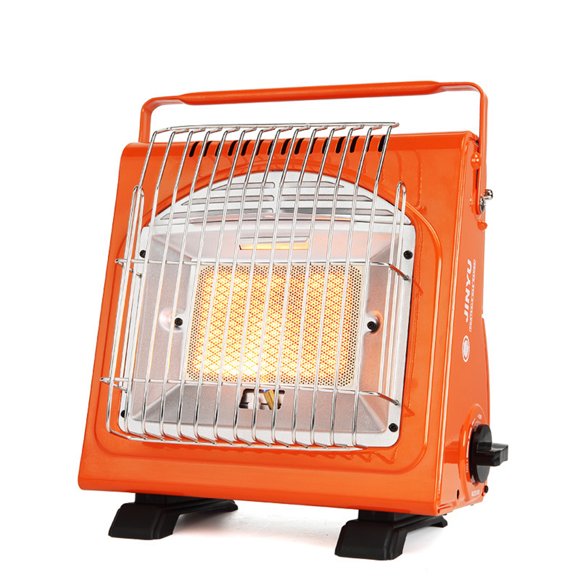 Outdoor portable gas heater two-in-one camping heating stove car heater with handle suitable for indoor and outdoor camping picnic fishing