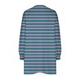 thumbnail image 5 of RXIRUCGD Chandail en Molleton Oversize à Col Rond pour Femmes Imprimé Manches Longues Tunique, Marine, Taille : S, 5 of 5