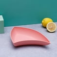 thumbnail image 1 of TIMIFIS Trapezoidal Plates Bent Shape Plates Impregnable Dinner Plates Dishwasher Microwave Safe Plastic Plates Reusable Lightweight Plates for Kitchen Or Camping 7.1X7.5 Inches Kitchen Gadgets, 1 of 6