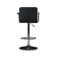 thumbnail image 4 of Black and Chrome Quilted Barstool, 4 of 5