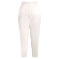 thumbnail image 4 of Lroveb Pantalon Habillé pour Femmes Taille Haute Fuselé Pantalon Décontracté Mode pour Femmes Coupe Ajustée Pantalon Moulant Blanc, 4 of 4