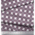 thumbnail image 3 of Soimoi Japan Crepe Satin Fabric Semi Circle & Square Geometric Decor Fabric Printed Yard 42 Inch Wide, 3 of 3