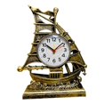 thumbnail image 2 of Table Clocks Home Decor Battery Operated Desk Clock for Bedrooms Office Kids Bronze, 2 of 8