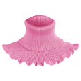thumbnail image 1 of Pink Scarf Ladies Artificial Knit Collar-Warm Turtleneck-Turtleneck-Detachable Turtleneck, 1 of 1