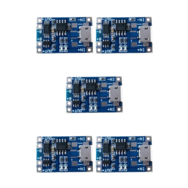 yingyy 1/2/5 Pcs 5V pour Micro Rechargeable USB 1A Lithium Lithium Battery Charger Module Battery Charger Module Charging Board 1pcs type 1 5Ensemble