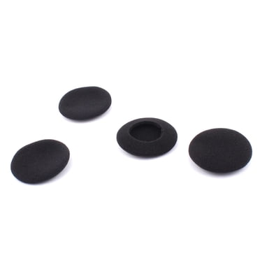4pcs Black Sponge Earphone Headset Headphone Foam Covers Cushions Pad Protector