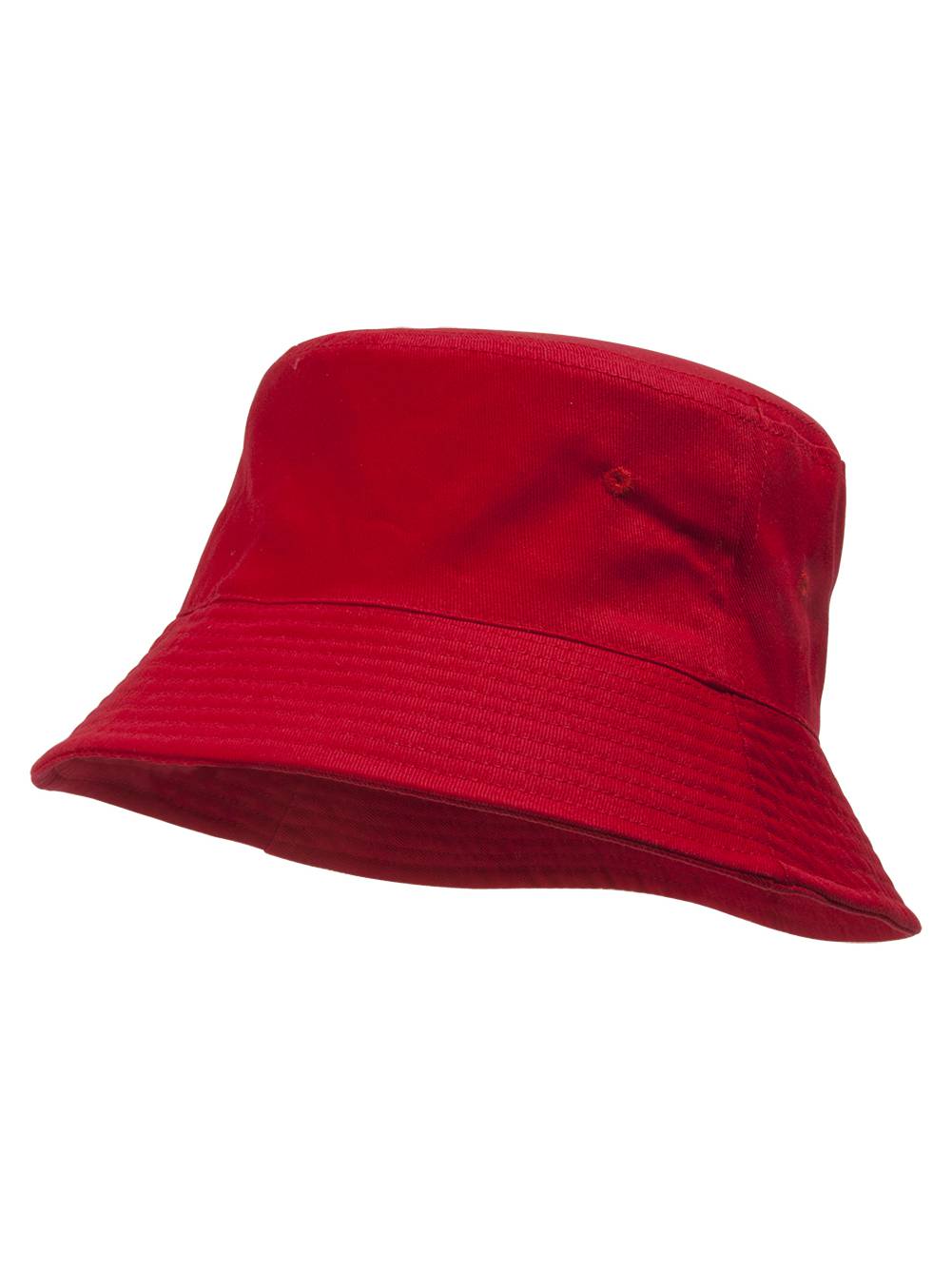 TopHeadwear Blank Cotton Bucket Hat - Red - Small/Medium