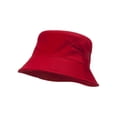 thumbnail image 1 of TopHeadwear Blank Cotton Bucket Hat - Red - Large/X-Large, 1 of 2