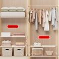 thumbnail image 4 of Dvkptbk Étagères Séparatrices de Garde-Robe et Supports de Rangement Étagères Ajustables et Extensibles pour Armoires Intérieures et Garde-Robes Longueur et Hauteur Ajustables pour Rangement à Étages Déco Maison, 4 of 7