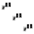 thumbnail image 4 of Transemion Metal Securely Install Speakers With Strong Hardness Wall Mount Replacement Brackets Strong black 3Set, 4 of 6