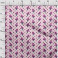 thumbnail image 3 of oneOone Cotton Flex Pink Salmon Fabric Floral Craft Projects Decor Fabric Printed By The Yard 40 Inch Wide, 3 of 5