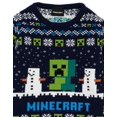thumbnail image 4 of Minecraft Boys Blue Christmas Jumper, 4 of 5