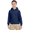 thumbnail image 2 of Gildan Boys Long Sleeve Front Pouch Pocket Hooded Sweatshirt. 18500B, 2 of 8