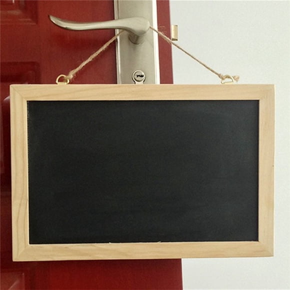 COMPUKAS 1Pcs Small Chalkboard Reusable Hanging Chalk Board for Decorative Signs