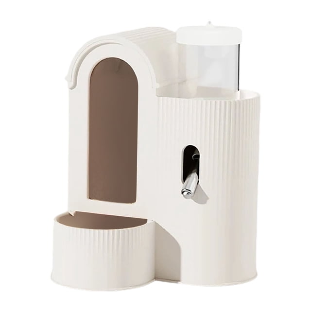 Automatic Function Rabbit Feeder and Water Dispenser Large Capacity Cage Mounted Bottle for Small Animals