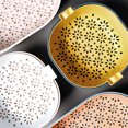 thumbnail image 3 of Thickened double-layer drainage basket, plastic multifunctional circular household fruit storage basket, kitchen fruit and vegetable filter washing basin, 3 of 9