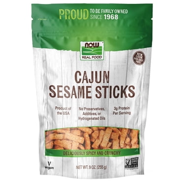 NOW Foods - Sesame Cajun Sticks - 9 oz.